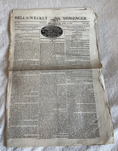 Ww2 newspaper april 1824 - newspaper,