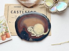 Hand Painted Agate Slice