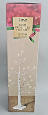 60CM Indoor Pre Lit LED Warm White Twig Tree With Batteries BNIB