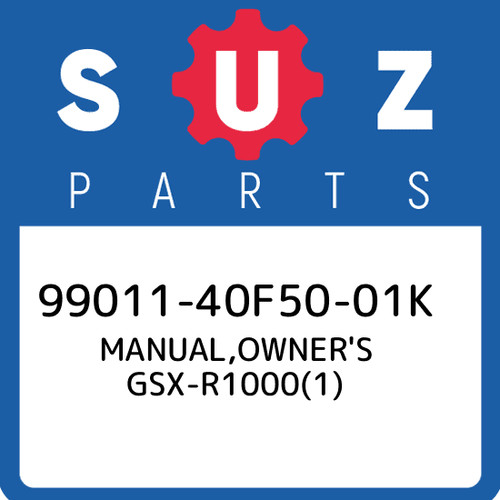99011 40f50 01k suzuki - 99011-40f50-01k,