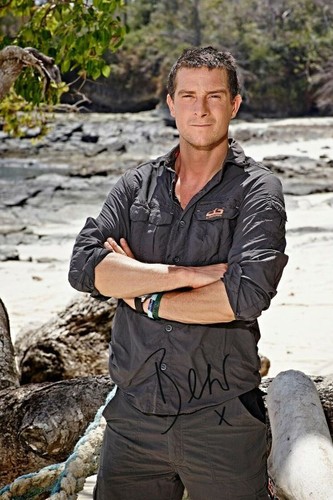 Bear grylls signed autographed - bear,