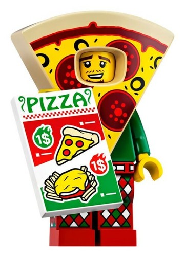 Lego pizza costume guy series
