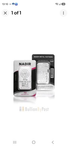 Nadir gram 999 fine - 50,