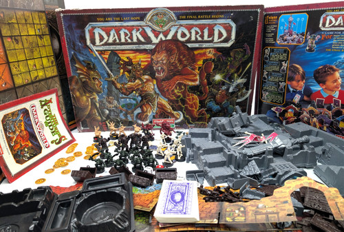 Dark world board game - board, by