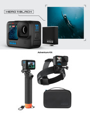 GoPro HERO11 Black 5.7K + Adventure Kit + 32GB SD Card