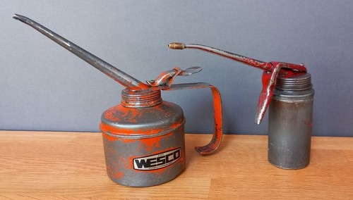 Vintage wesco metal oil - vintage,