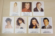 Bundle of 7 Coronation Street Cast Card Photos Pre Signed & Hand Signed 15X10.5