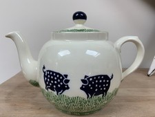 Price And Kensington Pottery Design Of Spotty Pigs Teapot Farm House Kitchen
