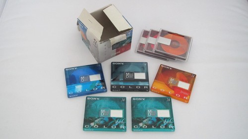 Sony mini discs colour - sony,