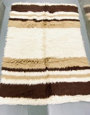 Flokati Natural Brown/Cream