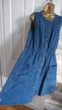 TU ● size 14 ● blue denim sun dress womens ladies