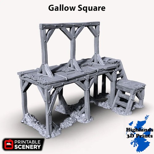 Gallow square scatter terrain - square,