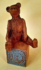 Wooden Block Teddy Bear