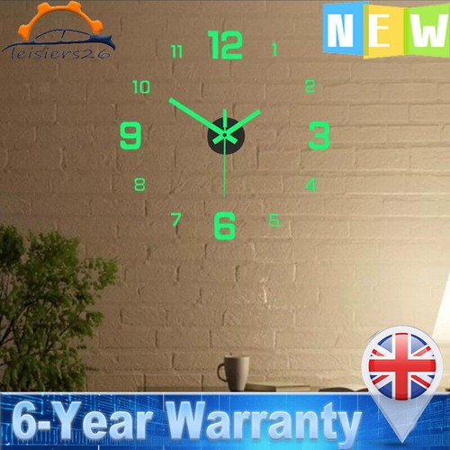 Novelty luminous wall clock - luminous,
