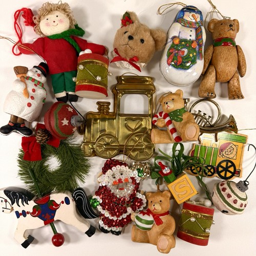 Vintage christmas ornament - ornament, lot