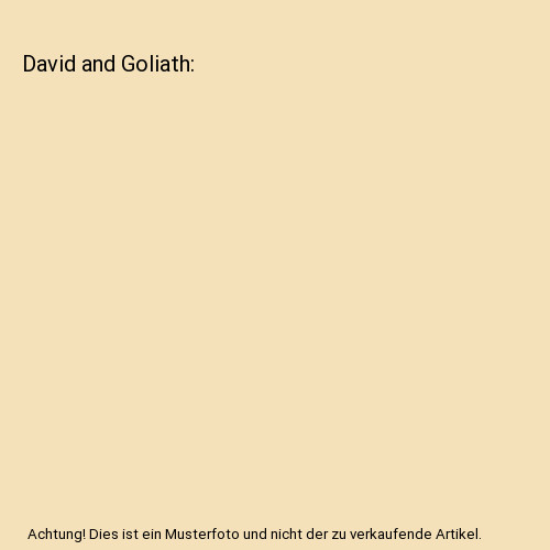 David and goliath - david, goliath,