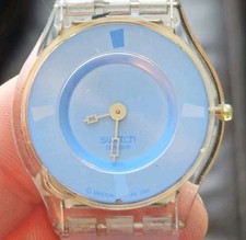 Genuine Swiss Made Ultra Slim Swatch Skin Jelly Watch