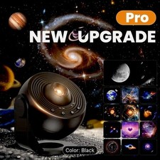 New PRO Planetarium Galaxy Projector 4K HD Rotating Starry Sky Night Light