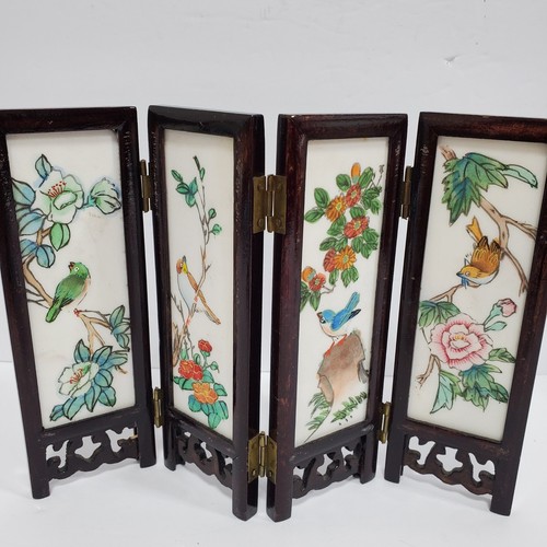 Miniature asian folding screen - miniature,