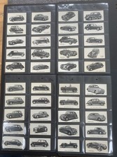 Kelloggs Ltd (Cereals) Motor Cars 1949 Black & White Full Set Of 40 Cards