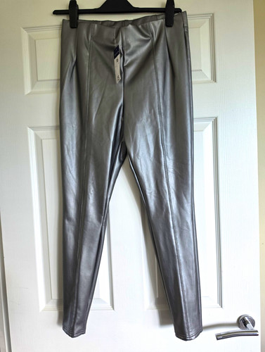 Womens silver faux leather - faux,