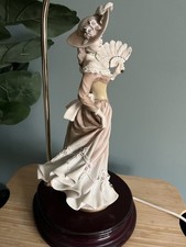 Rare Vintage Giuseppe Armani VANESSA table lamp Florence Italy Capodimonte 