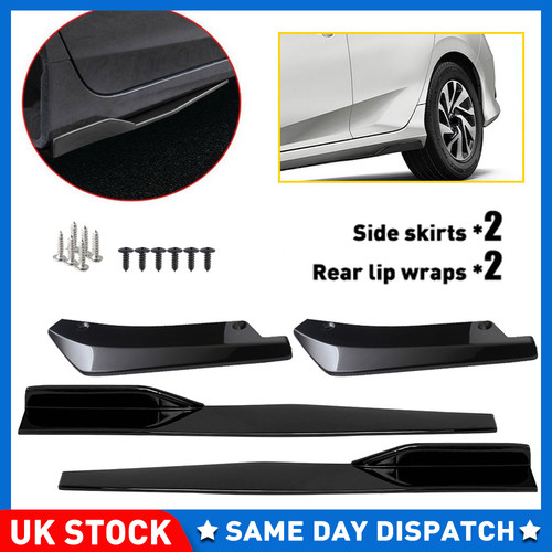 4pcs glossy black - 4pcs, side