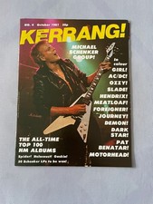 KERRANG! ISSUE 4 OCTOBER 1981  SCHENKER COVER AC/DC, OZZY, MOTORHEAD