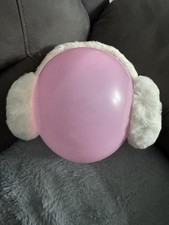Fluffy Ear Muffs White Plush