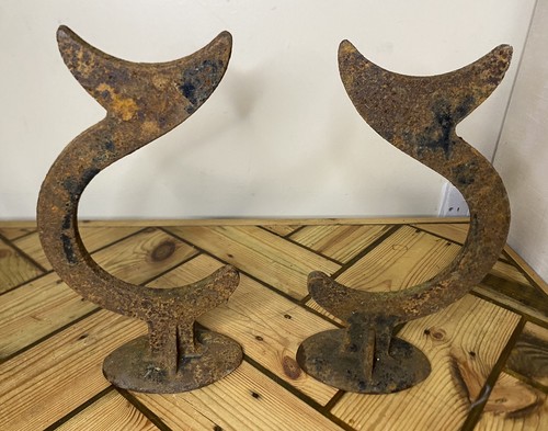 Pair victorian design cast - pair,