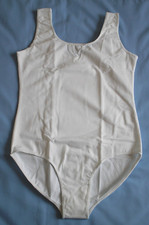 Leotard White Boys Large Chest