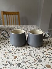Fairmont & Main Grey Flared Coffee Mugs Set Of 4