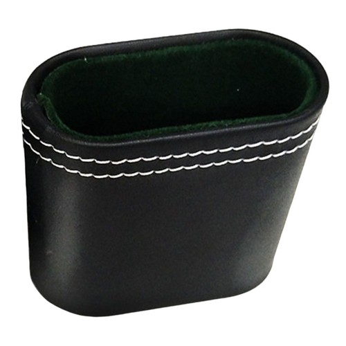 Leather dice cup shaker - leather,