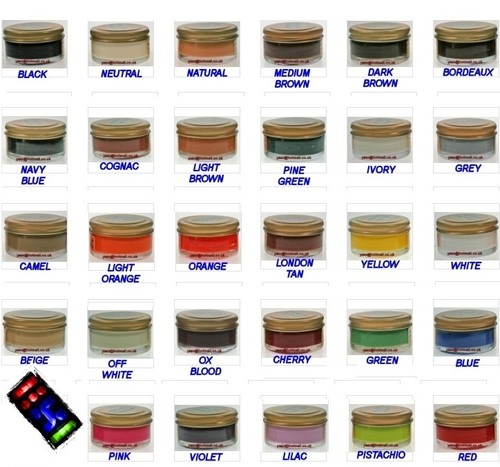 Leather colour cream - leather,