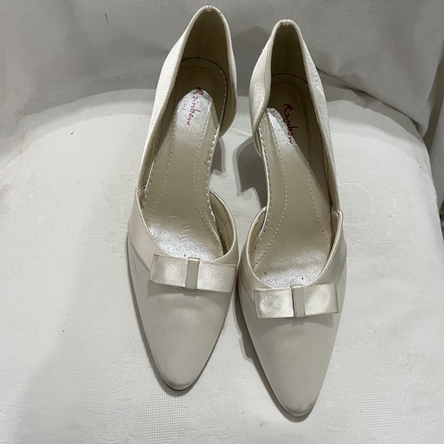 Womens ivory satin - satin, wedding