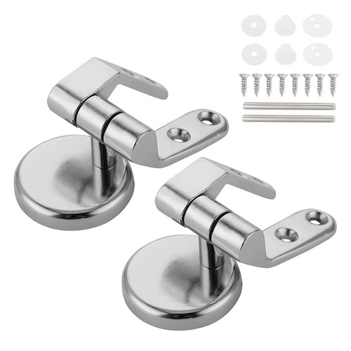 Toilet seat hinges pair - toilet,