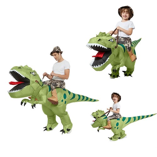 Rex inflatable costume - t-rex,
