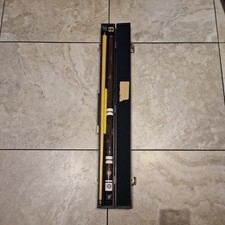 BCE American Eagle Crest Pool Cue Carved Shaft 4 Piece 58" 147cm Case SA.135F