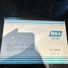 BSA Spares Catalogue A Group