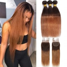 Ombre 4/30 Straight Human Hair