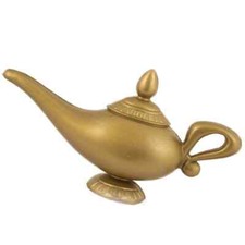Aladdin Gold Magic Lamp 23cm Pantomime Genie Fancy Dress Costume Party Prop