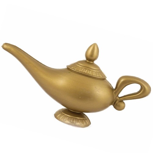 Aladdin gold magic lamp 23cm - gold,