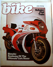 BIKE MAGAZINE (UK) No 61 Apr 1978 BIMOTA SB2 Ducati 500 DOUGLAS 90 PLUS CBX1000