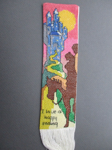 Embroidered bookmark fairytale - bookmark,