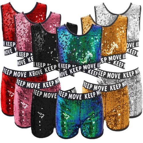 Kids girls sequins dancewear - girls,