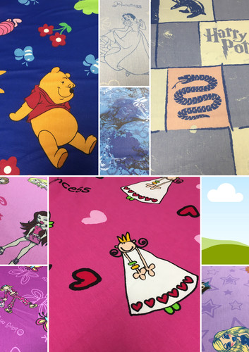 Children curtain fabric - children's,