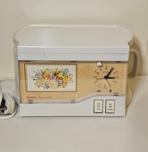 Swan teasmade white - teasmade, alarm