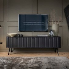 Zova TV Stand Black - Modern Design and Functionality in One TV Cabinet