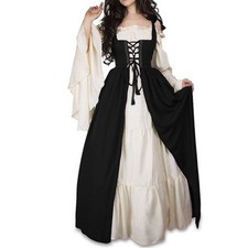 Women Retro Medieval Dress