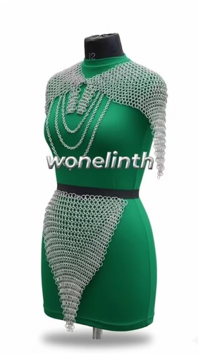 Medieval aluminum chainmail - aluminum,